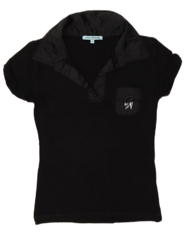 Polo da donna Guess By Marciano US 2 XS in viscosa nera