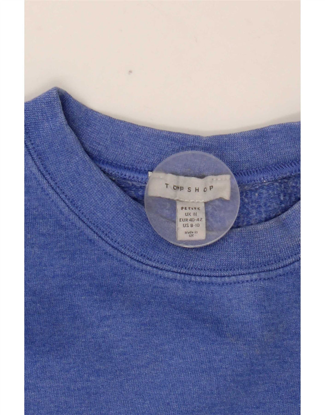 Topshop Felpa da donna Maglione UK 12 Blu medio