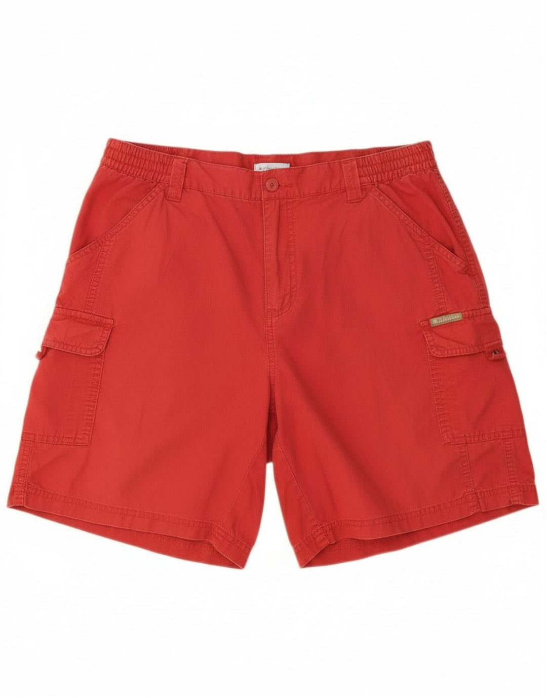 Pantaloncini cargo Columbia da donna grandi W36 in cotone rosso