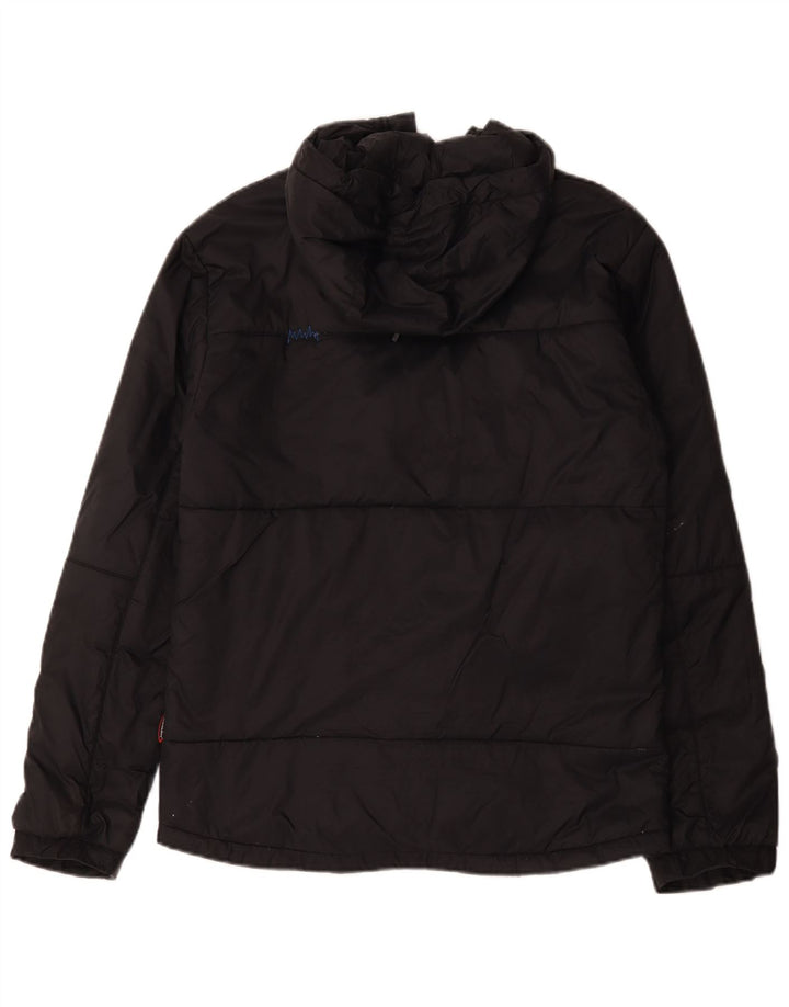 Giacca imbottita con cappuccio da uomo Urbanrock UK 40 grande poliestere nero