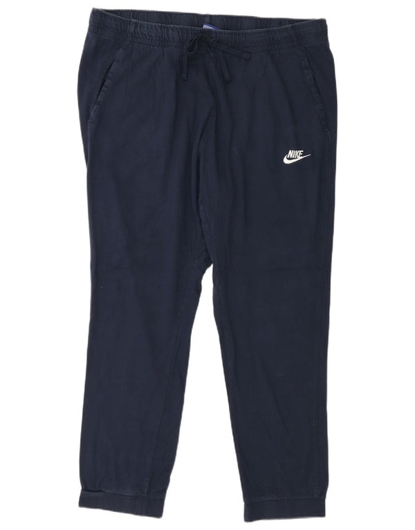 Pantaloni della tuta da uomo Nike Joggers XL blu navy in cotone