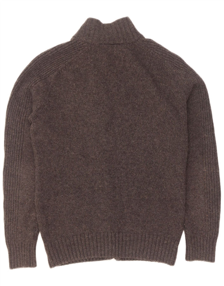 Maglione cardigan grafico da uomo Woolrich grande grigio