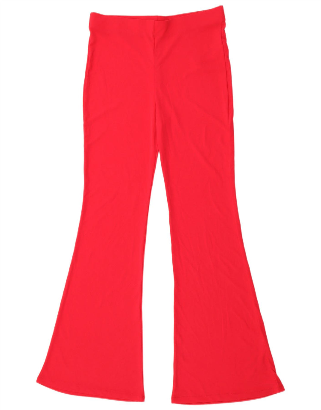 Pantaloni casual svasati da donna Zara grandi W30 L32 poliestere rosa