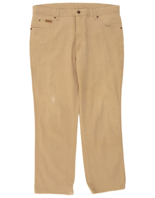 Pantaloni casual dritti da uomo Wrangler Texas W38 L30 Beige