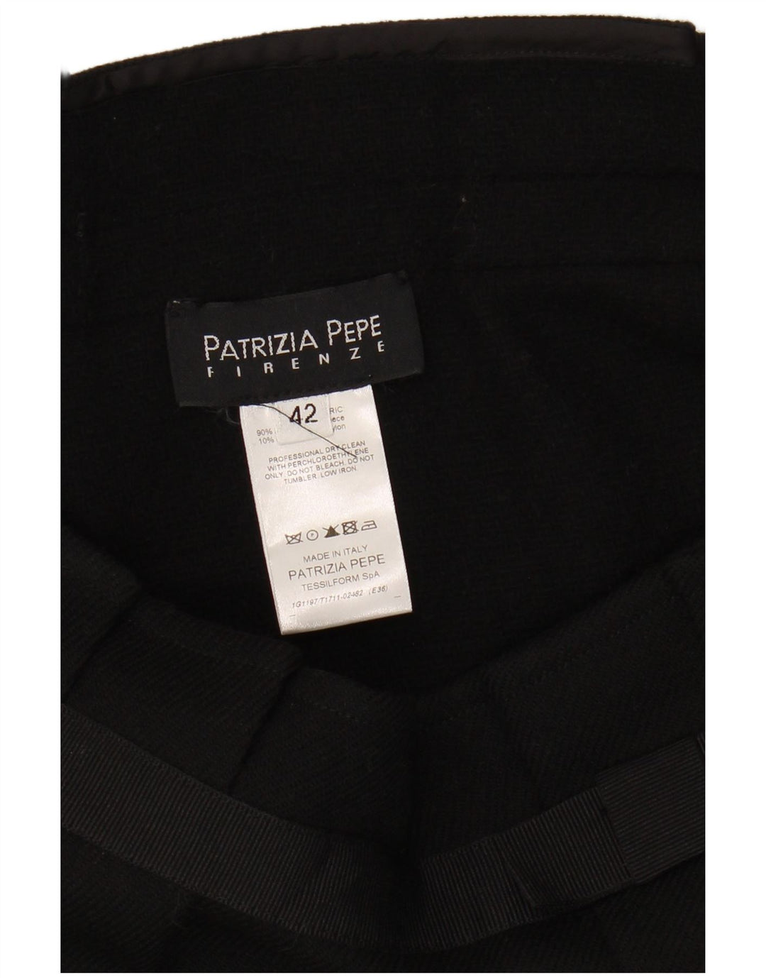 PATRIZIA PEPE Gonna Svasata Donna Firenze IT 42 Media W30 Lana Nera