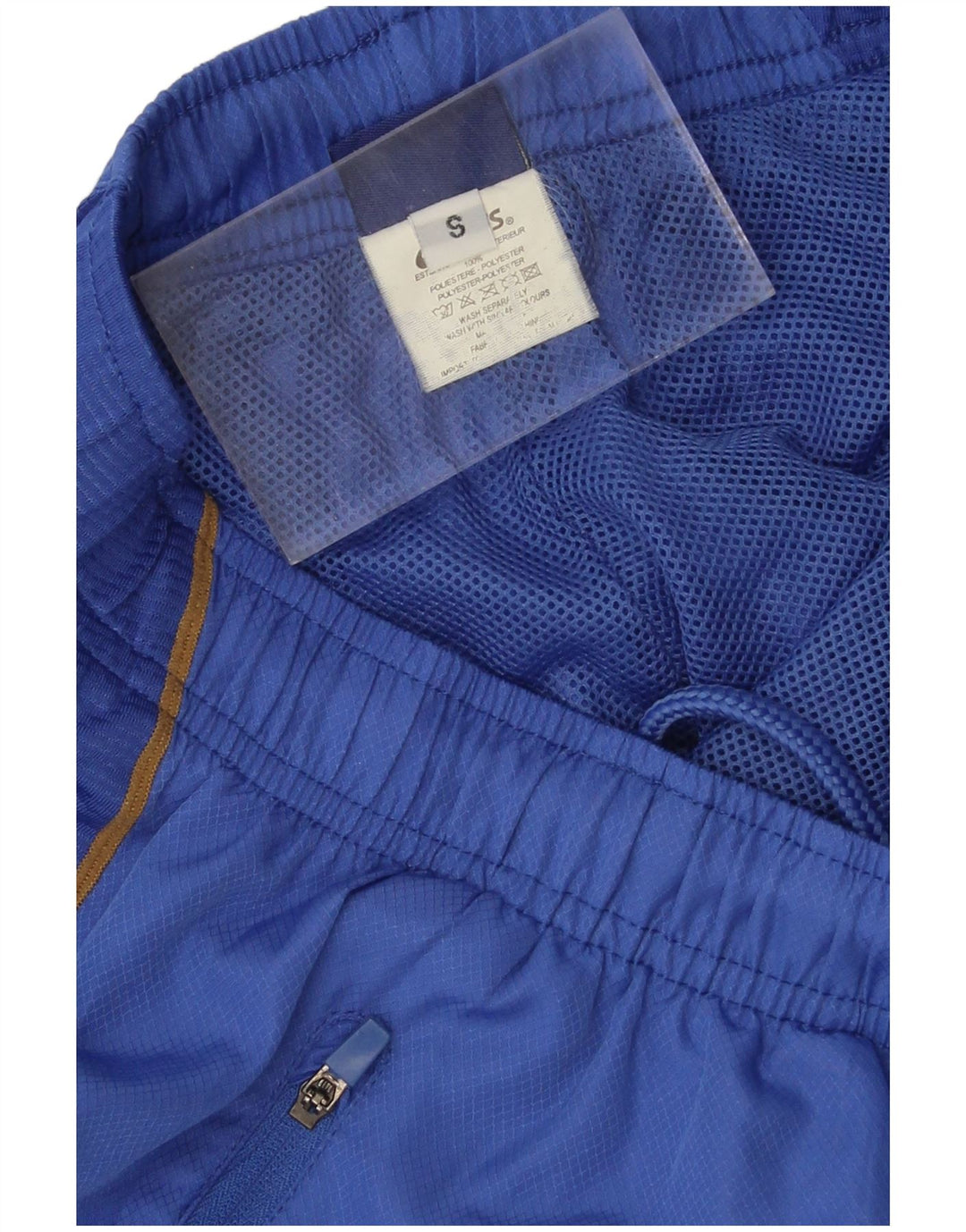 Pantaloni da tuta ASICS da uomo Small blu in poliestere color block