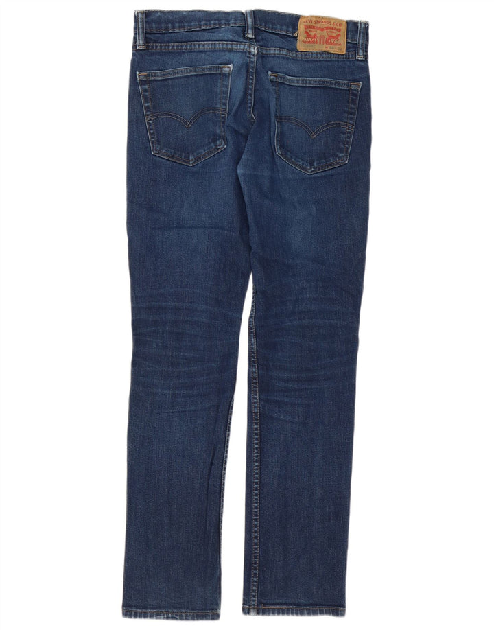Levi's Uomo 511 Slim Jeans W31 L30 Blu Navy Cotone