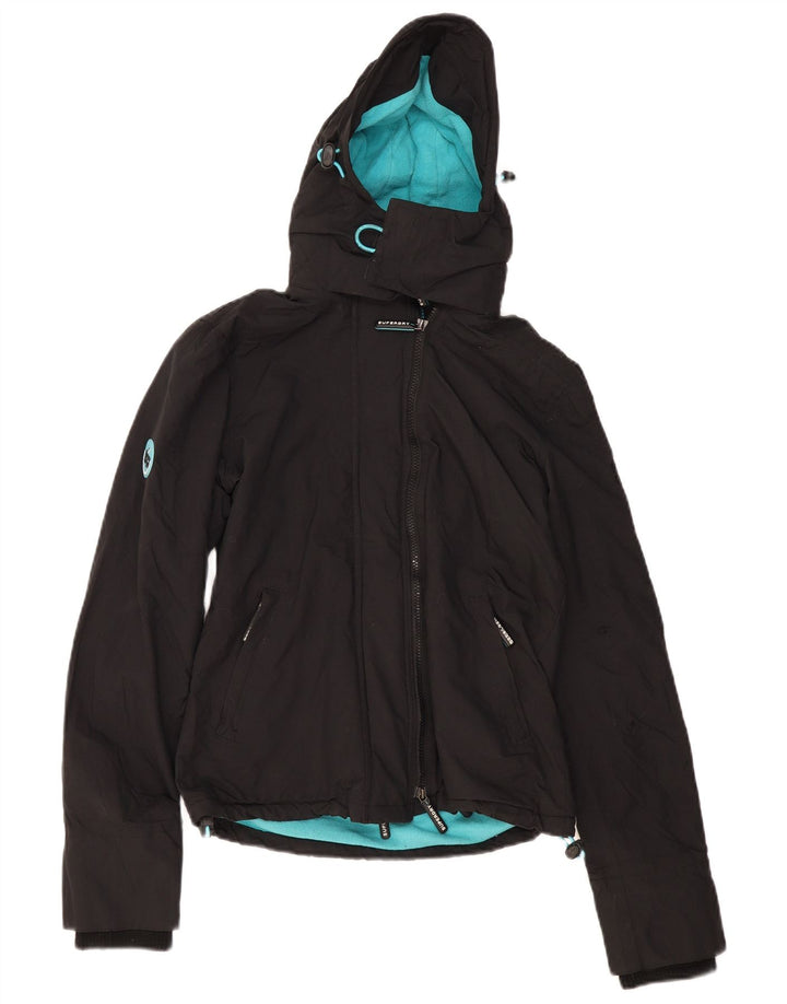 Giacca a vento oversize da donna SUPERDRY UK 10 piccola nera