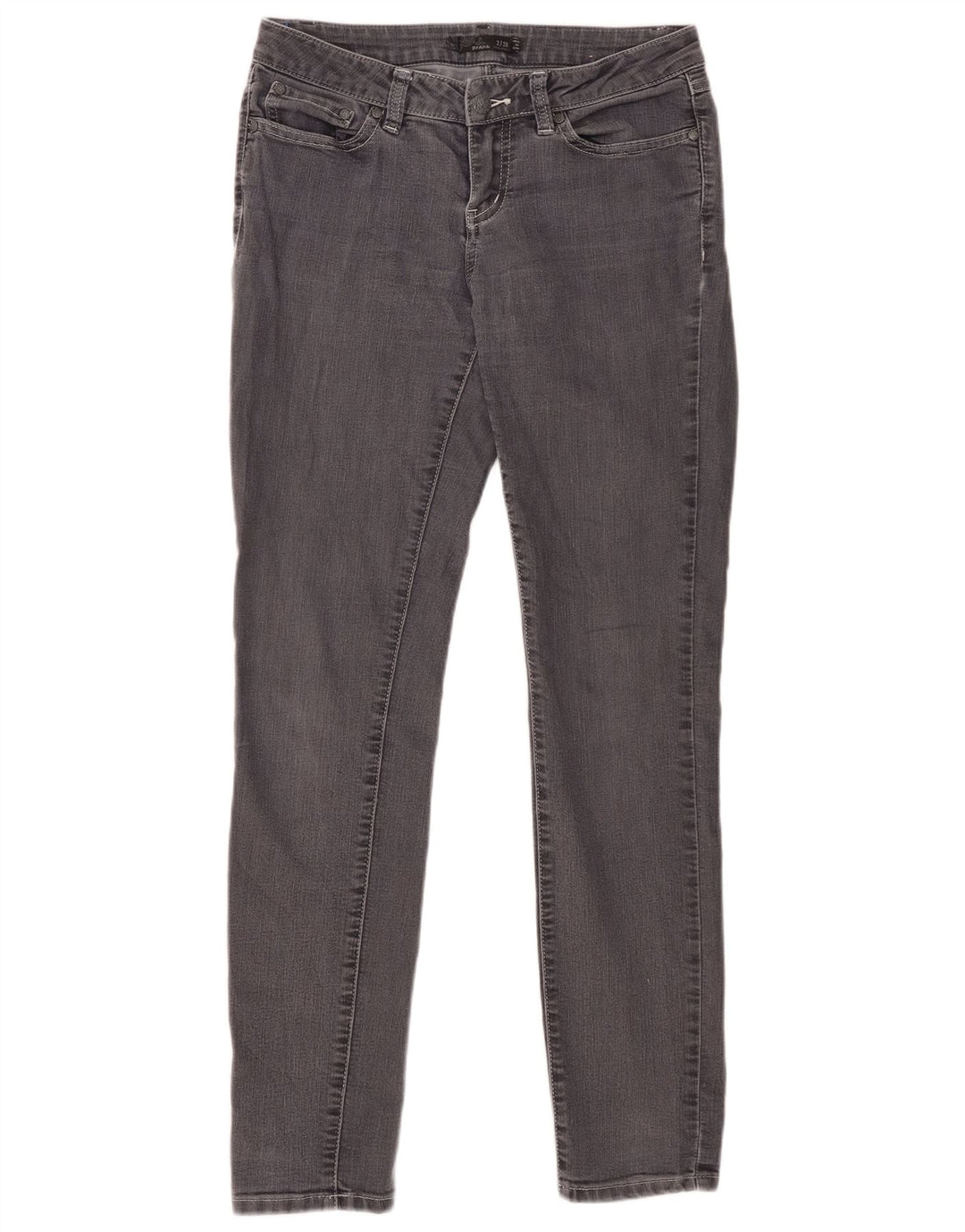 PRANA Jeans skinny da donna a vita media US 2 XS W26 L31 Cotone grigio