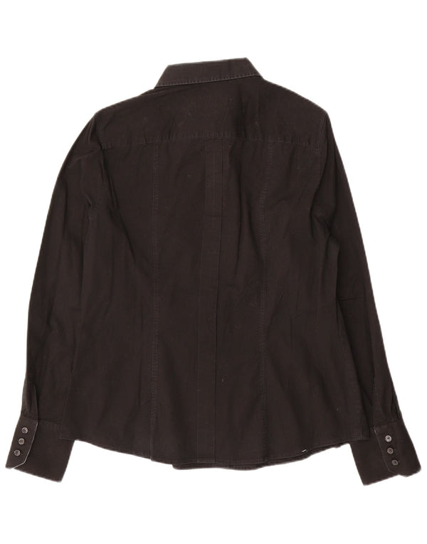 Camicia Donna Trussardi Jeans IT 48 XL Cotone Nera