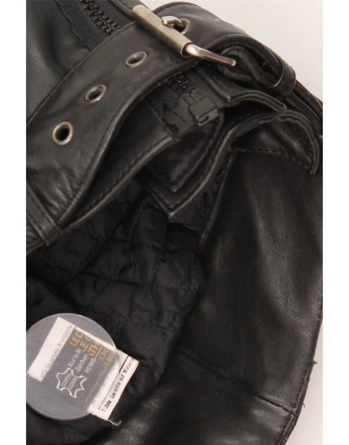 Giacca da pilota in pelle da uomo Hein Gericke IT 50 Large in pelle nera