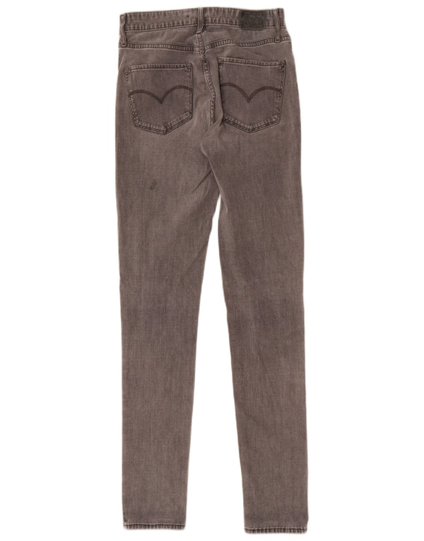 Jeans skinny a vita alta Levi's 721 da donna W27 L32 cotone grigio