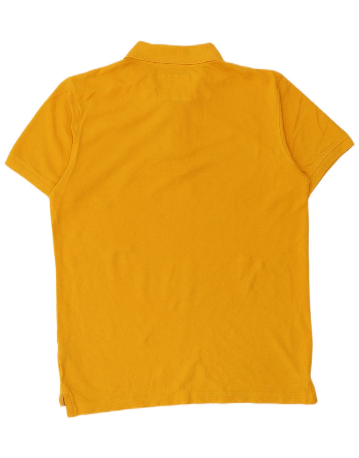 Crew Clothing Polo da uomo in cotone giallo medio