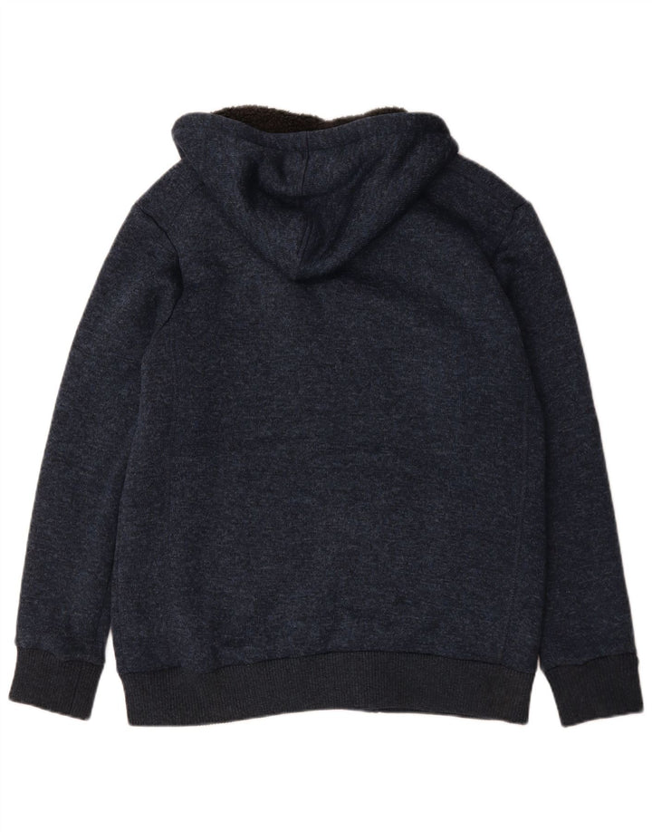 Giubbotto bomber lavorato a maglia da uomo Mountain Warehouse UK 40 grande blu navy screziato