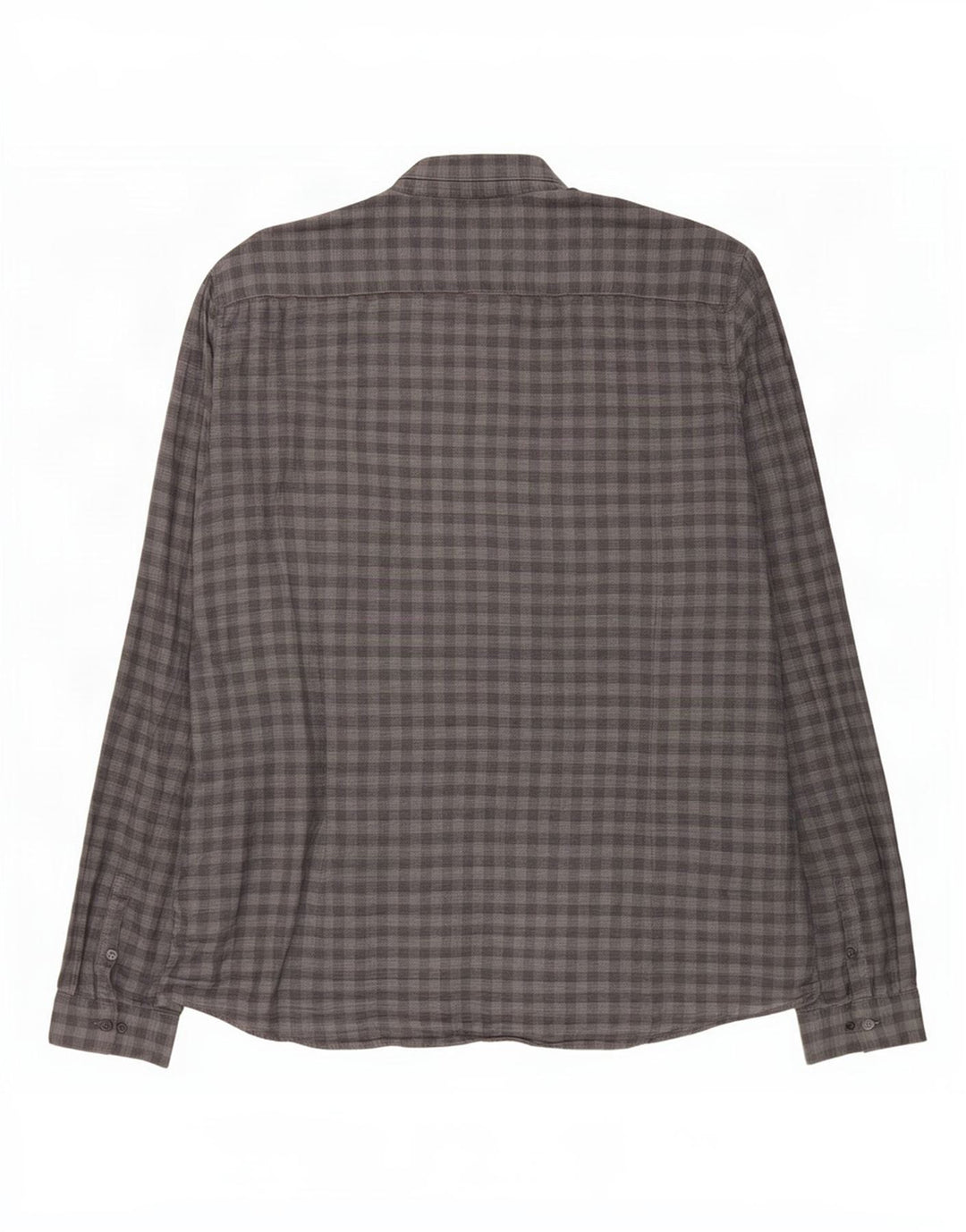 Camicia slim fit da uomo Calvin Klein 2XL cotone a quadretti grigio