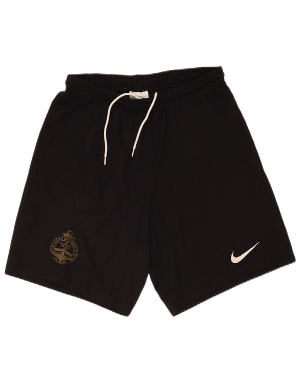 Nike Uomo South Shields F.C. Pantaloncini sportivi grandi neri in poliestere