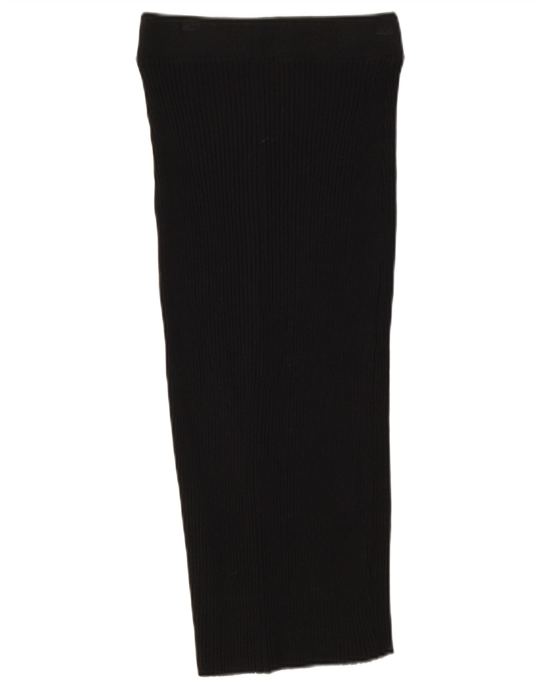 Gonna longuette in maglia Zara da donna media W28 nera