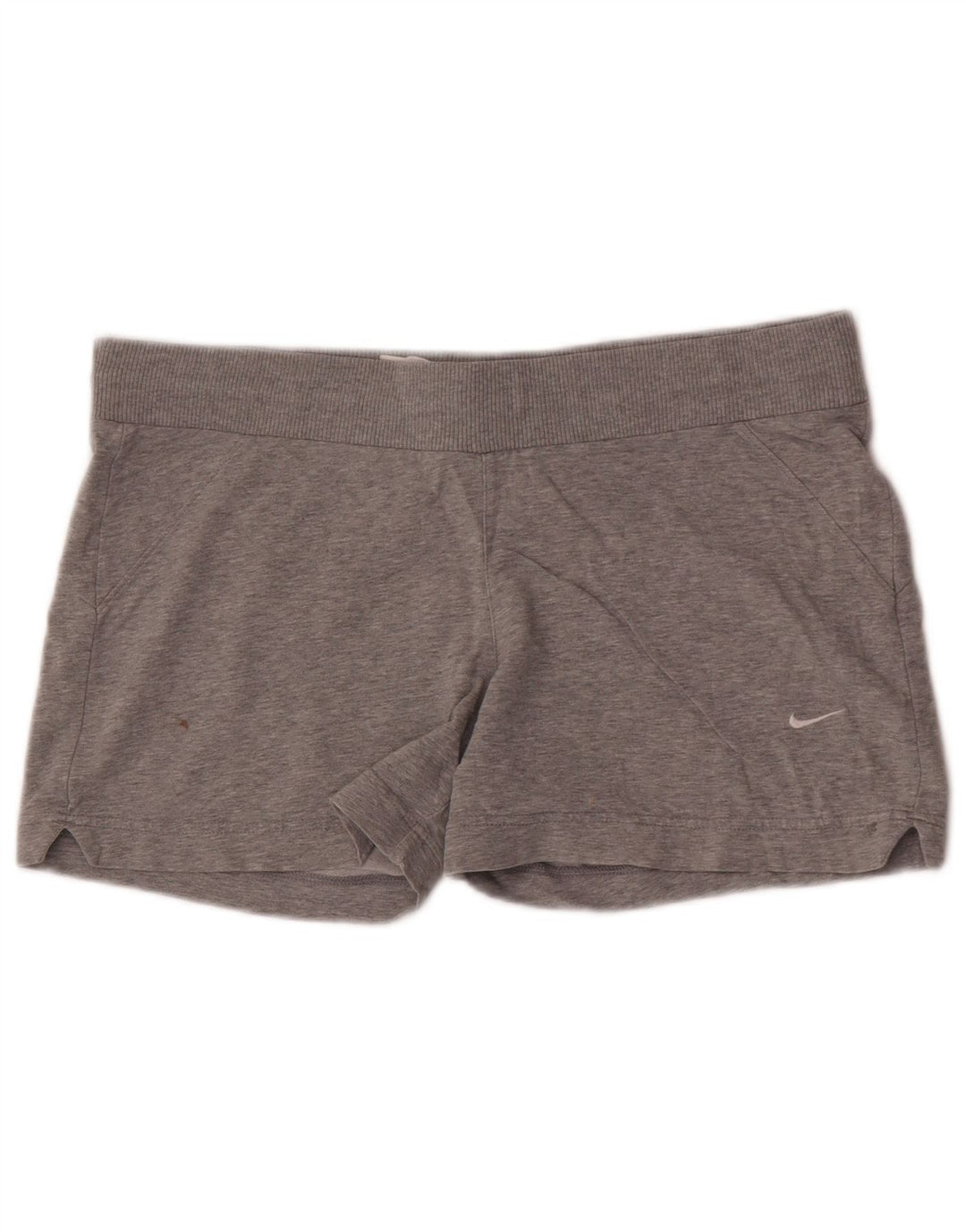 Pantaloncini sportivi Nike da donna UK 12/14 Cotone grigio medio