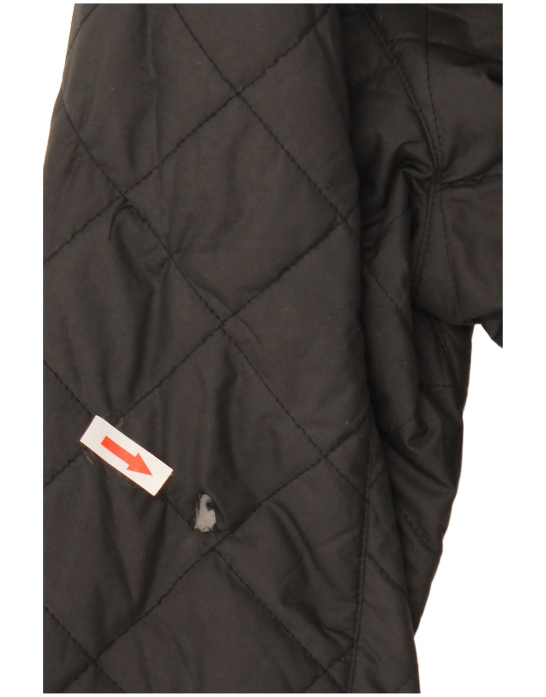 Giacca trapuntata oversize da donna Schoffel UK 10 piccola in poliestere nero