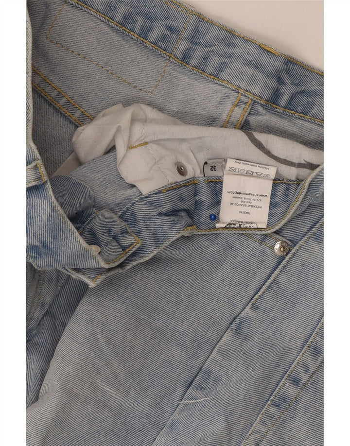 CHEAP MONDAY Pantaloncini di jeans da uomo W32 Cotone blu medio