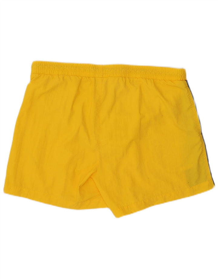 Pantaloncini da bagno grafici da uomo Fila XL giallo color block in poliammide