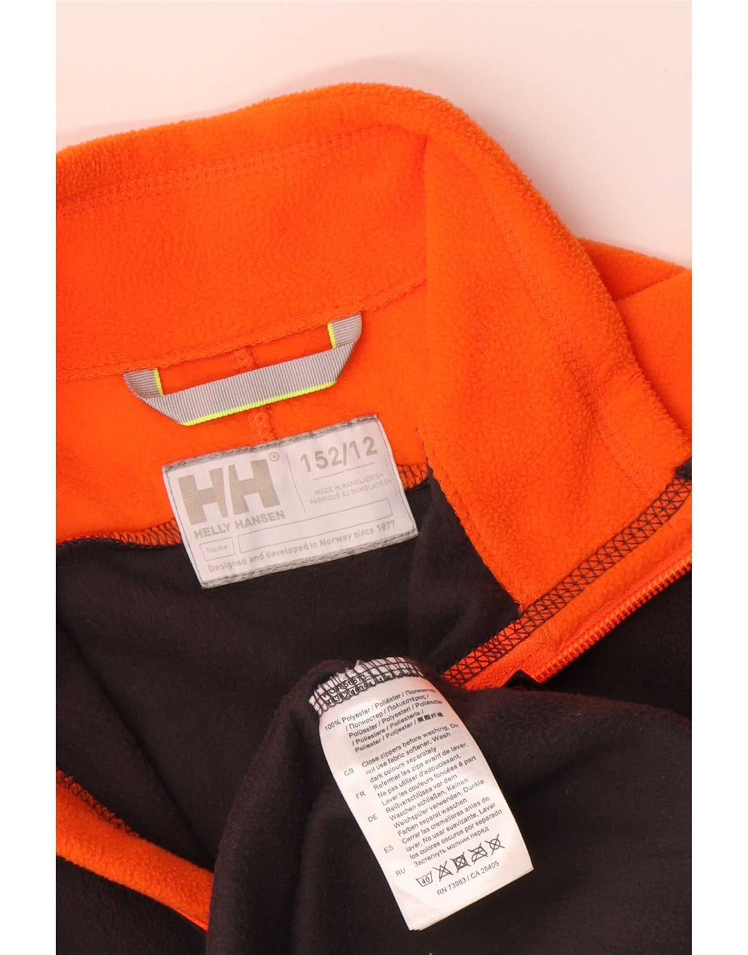 Giacca in pile da ragazzo Helly Hansen 11-12 anni Poliestere color block nero