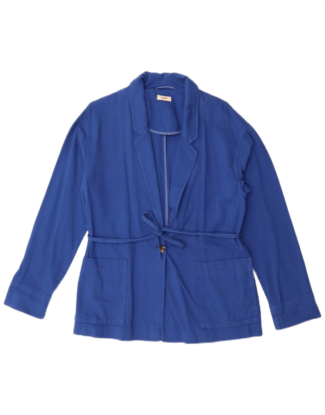 Giacca blazer oversize da donna a 1 bottone Esprit UK 8 piccola blu
