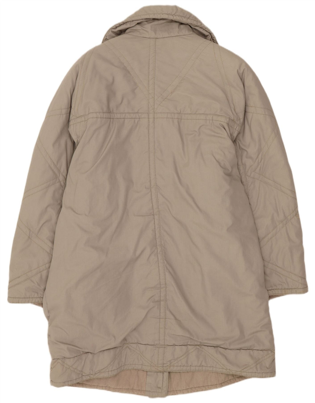 Soprabito oversize da donna vintage EU 40 Poliestere beige medio