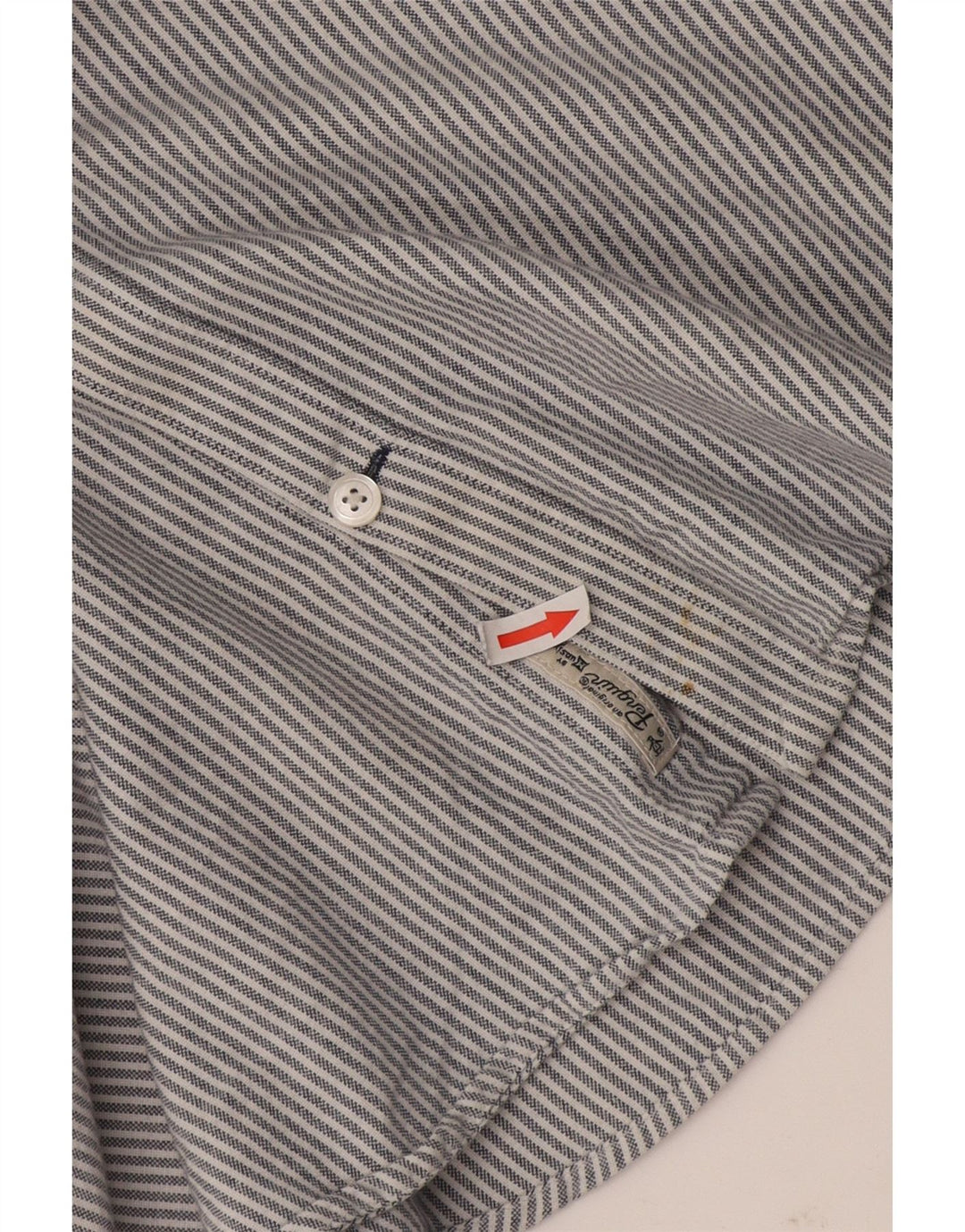 Penguin Camicia da uomo Heritage slim fit grande gessato grigio