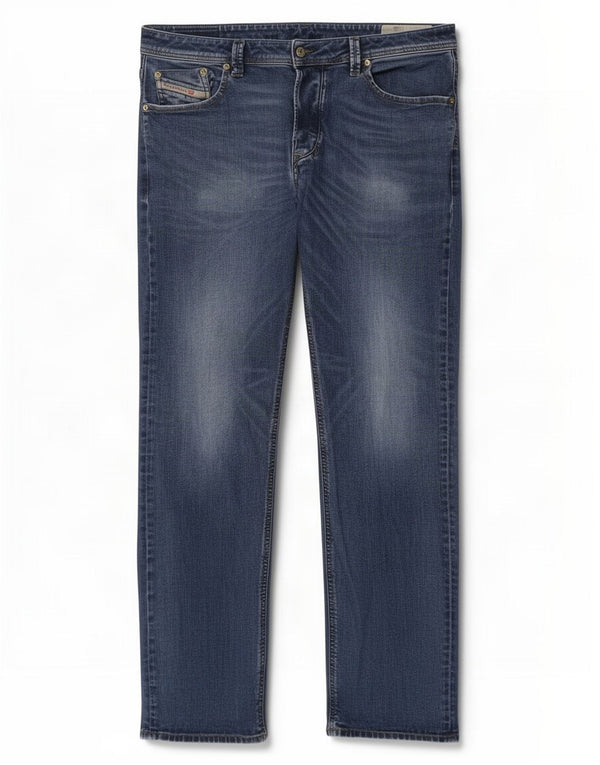 Jeans dritti da uomo Diesel W38 L34 cotone blu