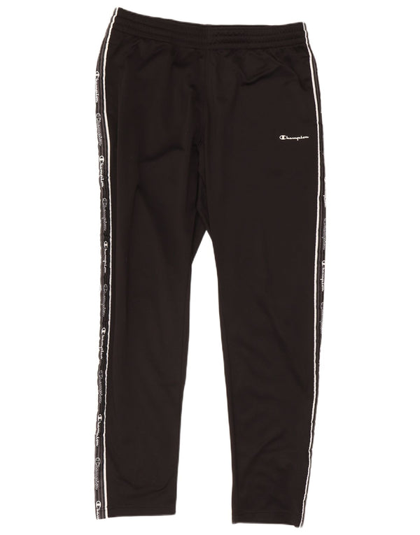 Pantaloni da tuta grafici da uomo Champion XL poliestere nero