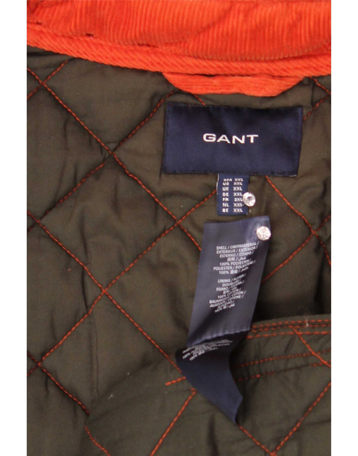 Giacca trapuntata da donna Gant UK 20 2XL poliestere arancione