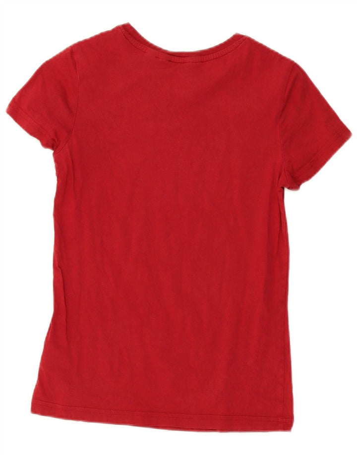 T-shirt grafica da donna ADIDAS Top IT 38 Small rosso cotone