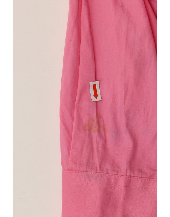 Camicia alta da uomo Wrangler grande in cotone rosa