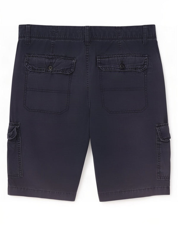 Pantaloncini cargo da uomo Gap W28 cotone a righe blu navy medio