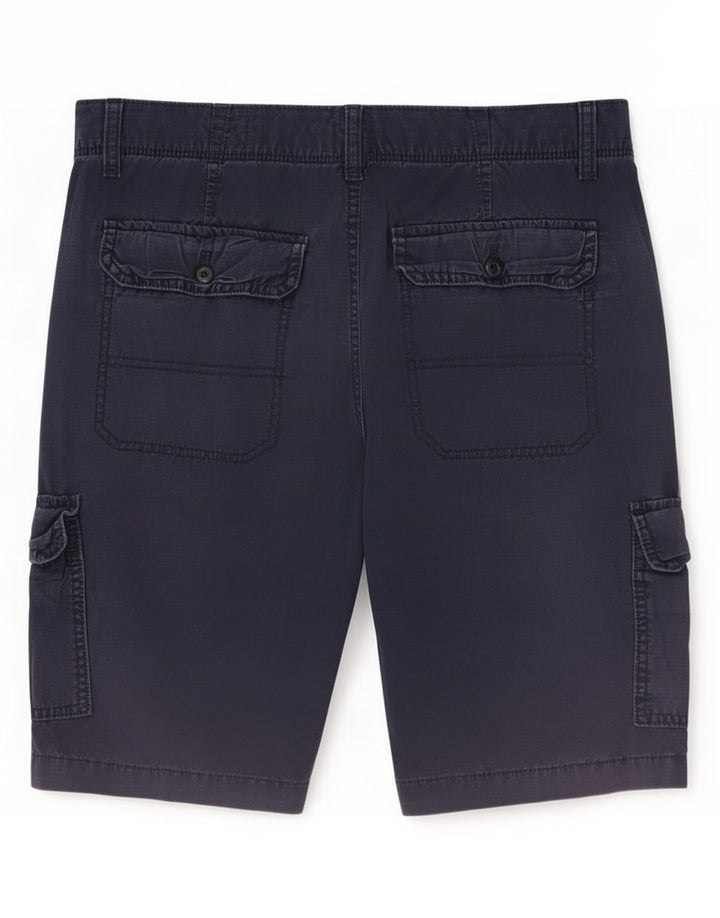 Pantaloncini cargo da uomo Gap W28 cotone a righe blu navy medio
