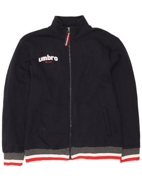 UMBRO Giacca da tuta grafica da uomo XL Poliestere color block blu navy