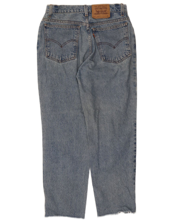 Jeans Levi's da donna affusolati slim fit a vita alta medi W28 L26 Blu