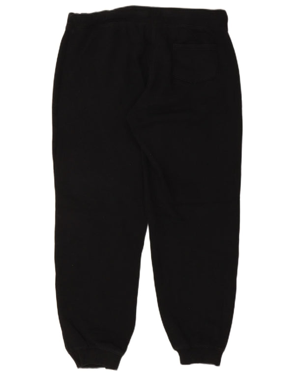 Champion Mens Graphic Tracksuit Trousers Joggers Large Black Cotton