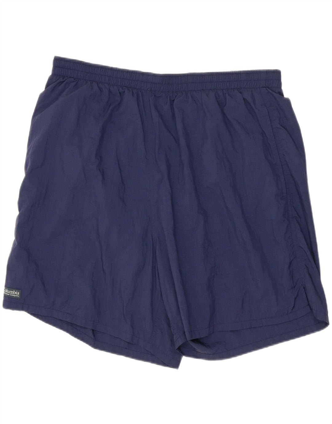Pantaloncini sportivi da uomo COLUMBIA grandi in nylon blu navy