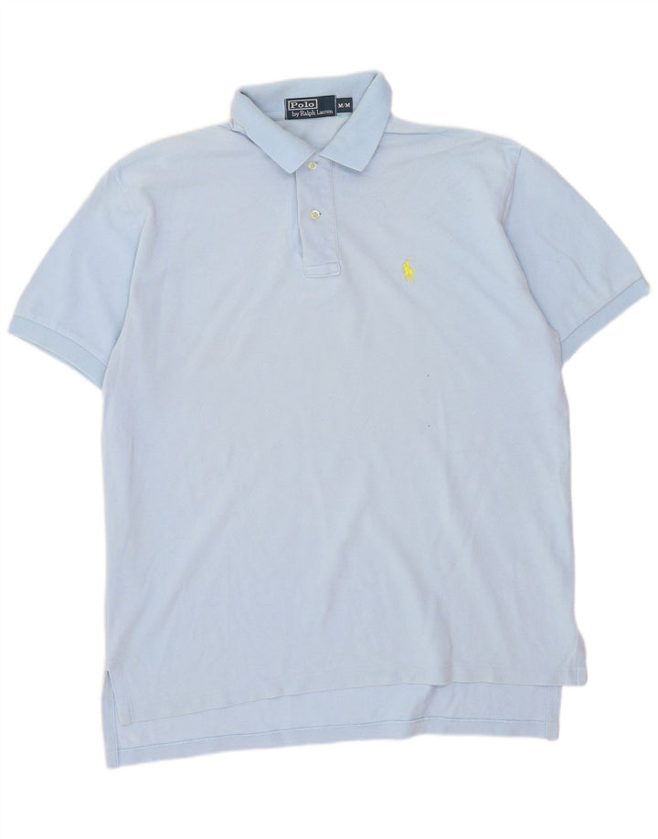 Polo Ralph Lauren da uomo in cotone blu medio
