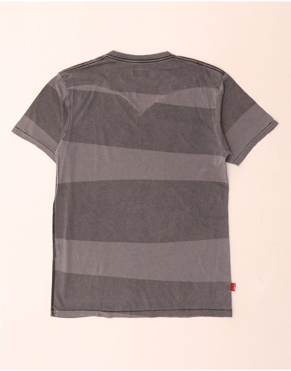 T-shirt grafica da uomo Levi's Top in cotone a righe grigio medio