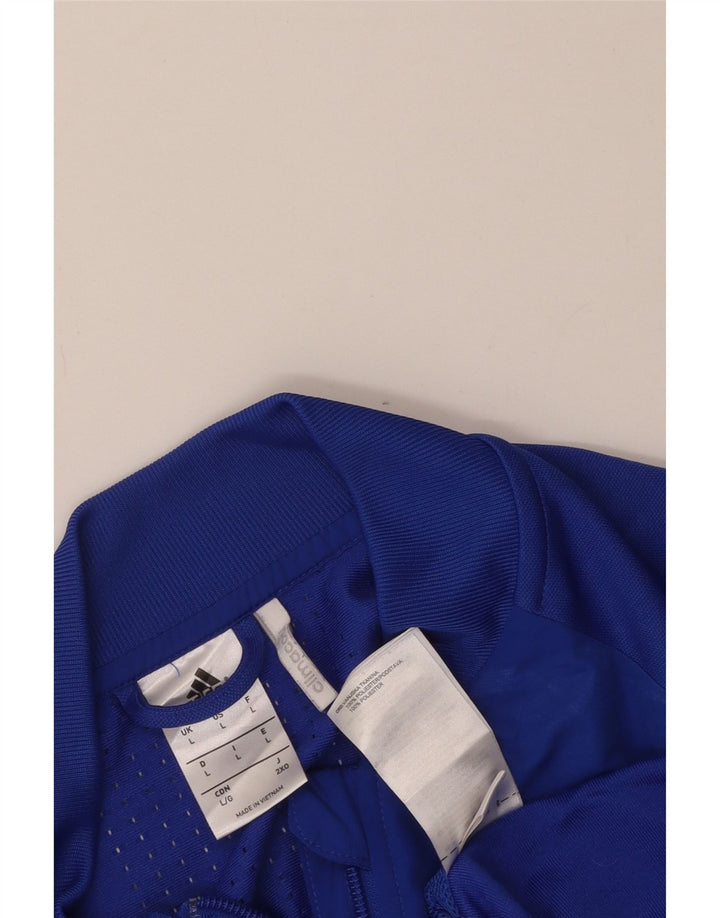 ADIDAS Giacca da uomo con grafica Climacool Graphic, giacca grande in poliestere blu