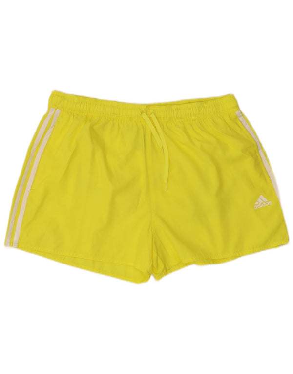 Pantaloncini sportivi da uomo Adidas XL poliestere giallo