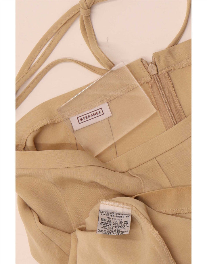 Gonna longuette da donna Stefanel IT 40 Small W26 Beige Poliestere