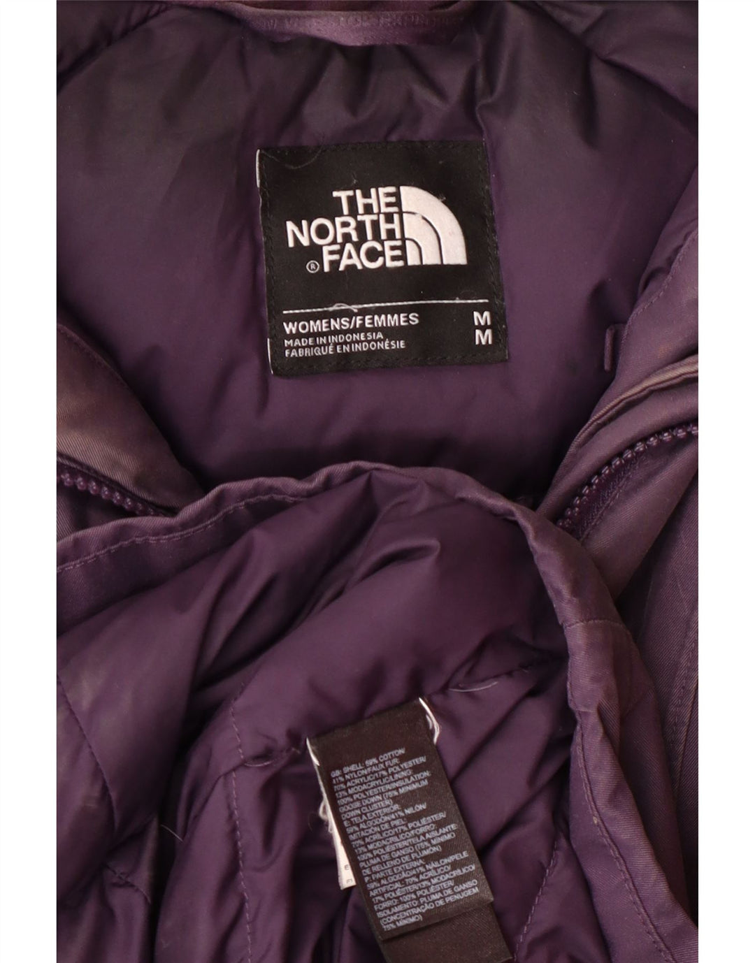 Giacca Parka imbottita con cappuccio da donna The North Face UK 12 Medium Purple Winter