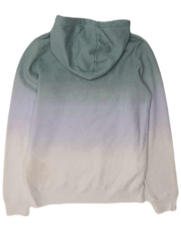 Felpa con cappuccio da donna Hollister UK 14 Cotone color block grigio medio