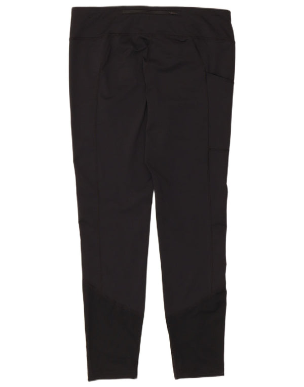 Leggings NIKE Dri Fit da donna UK 16 Large Nero Poliestere