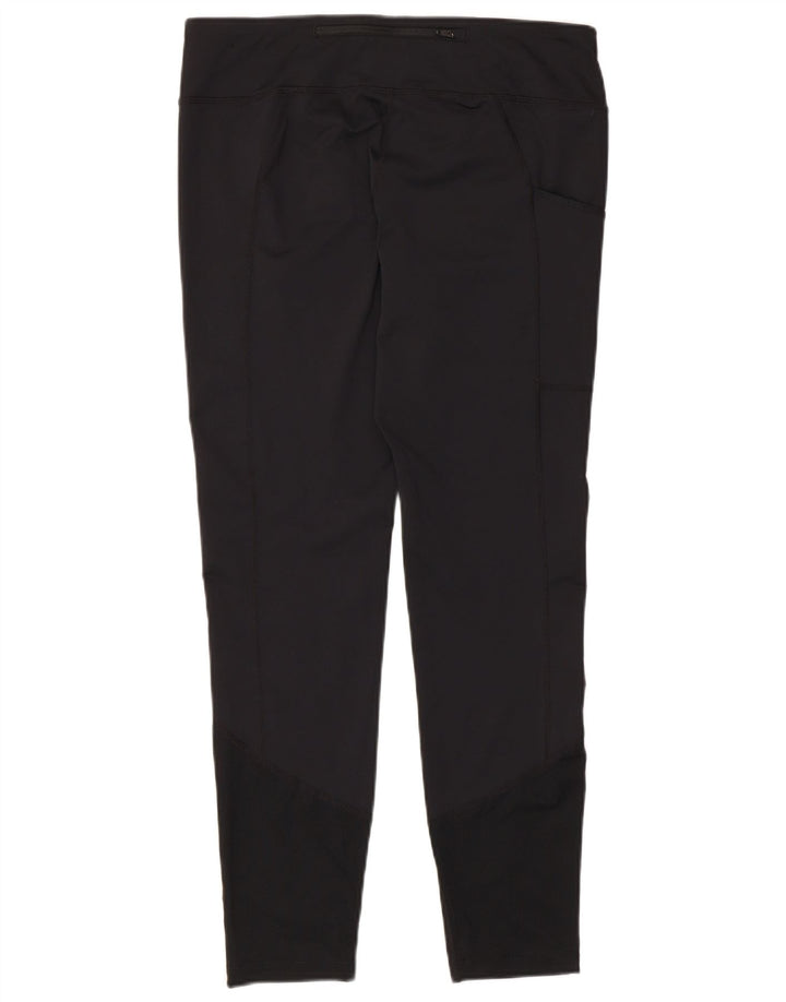 Leggings NIKE Dri Fit da donna UK 16 Large Nero Poliestere