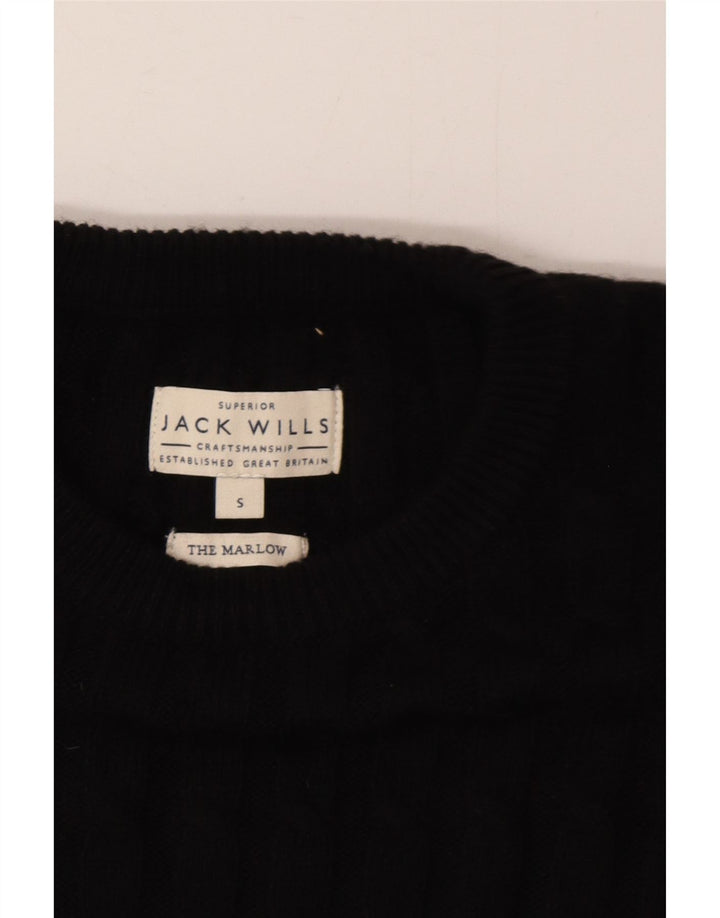 Maglione maglione girocollo da uomo Jack Wills piccolo nero